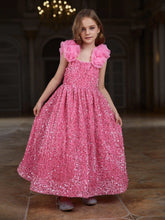 Tween Girls' Ruffle Cami Sequin Dress - Elonnashop
